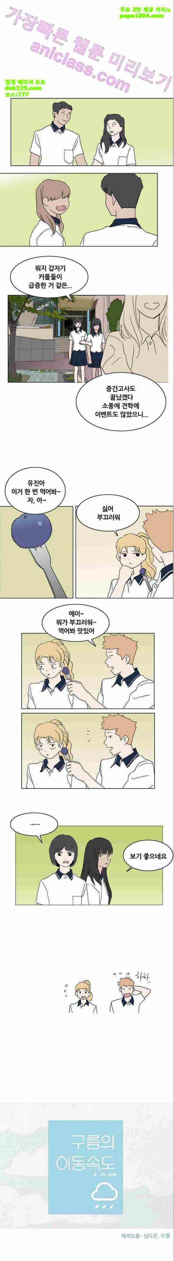 구름의 이동속도 34화 1