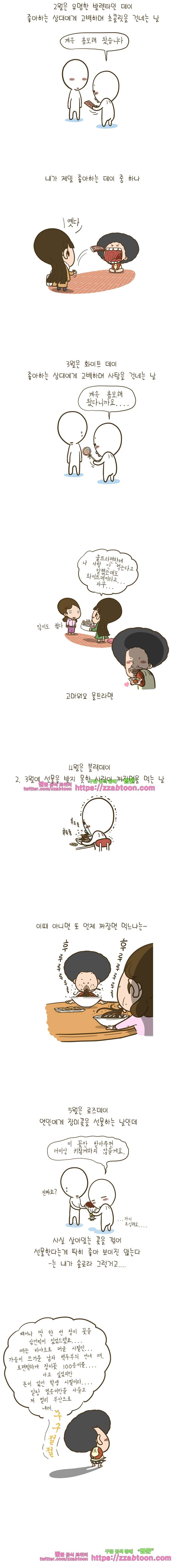 어제 오늘 그리고 내일-129화 빼빼로 받는 법 2