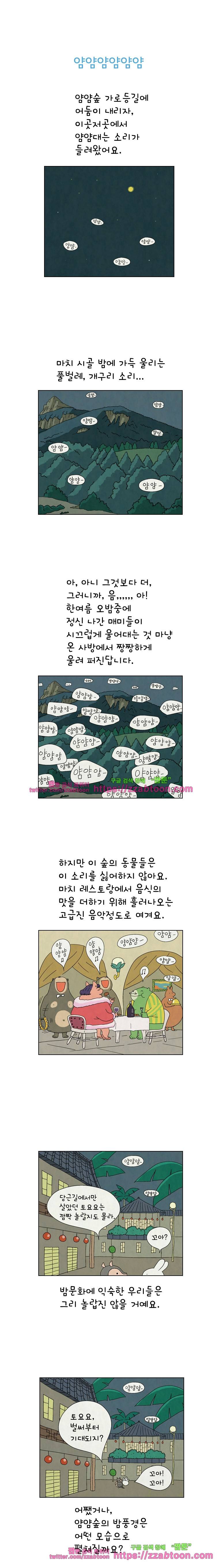 얌얌숲 당근길 토요요 48화. 전쟁이 났어요! 1