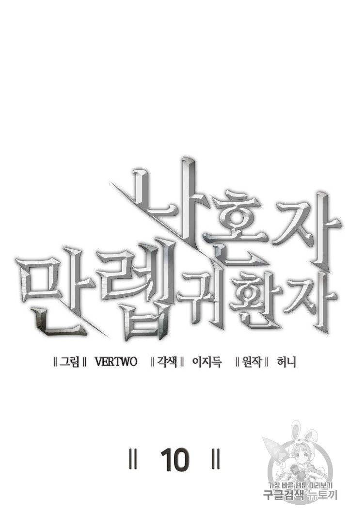 나 혼자 만렙 귀환자 10화 2