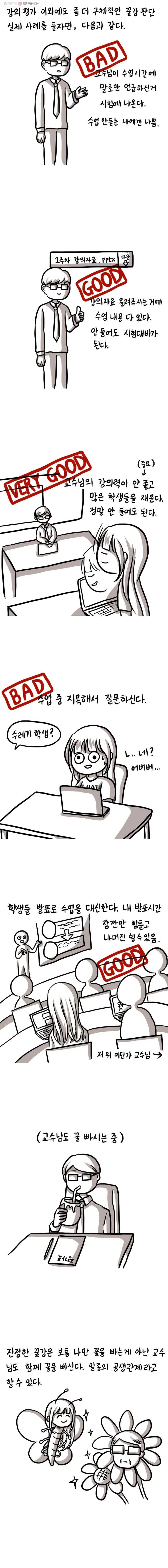 쓰레기 머학생 76화 꿀강 찾는 만화 3