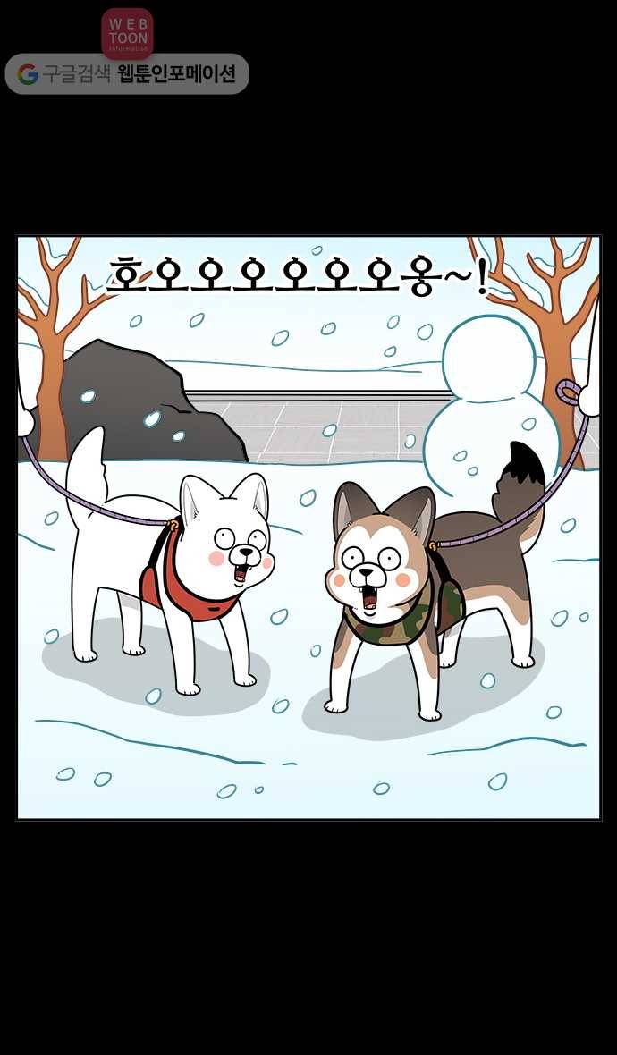 노곤하개 시즌2 71화 멍멍이와 눈 4