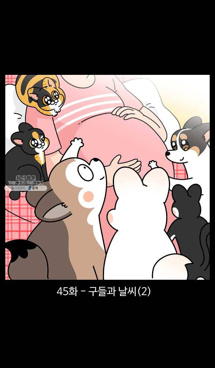 노곤하개 시즌4 45화 구들과 날씨 (2) 1