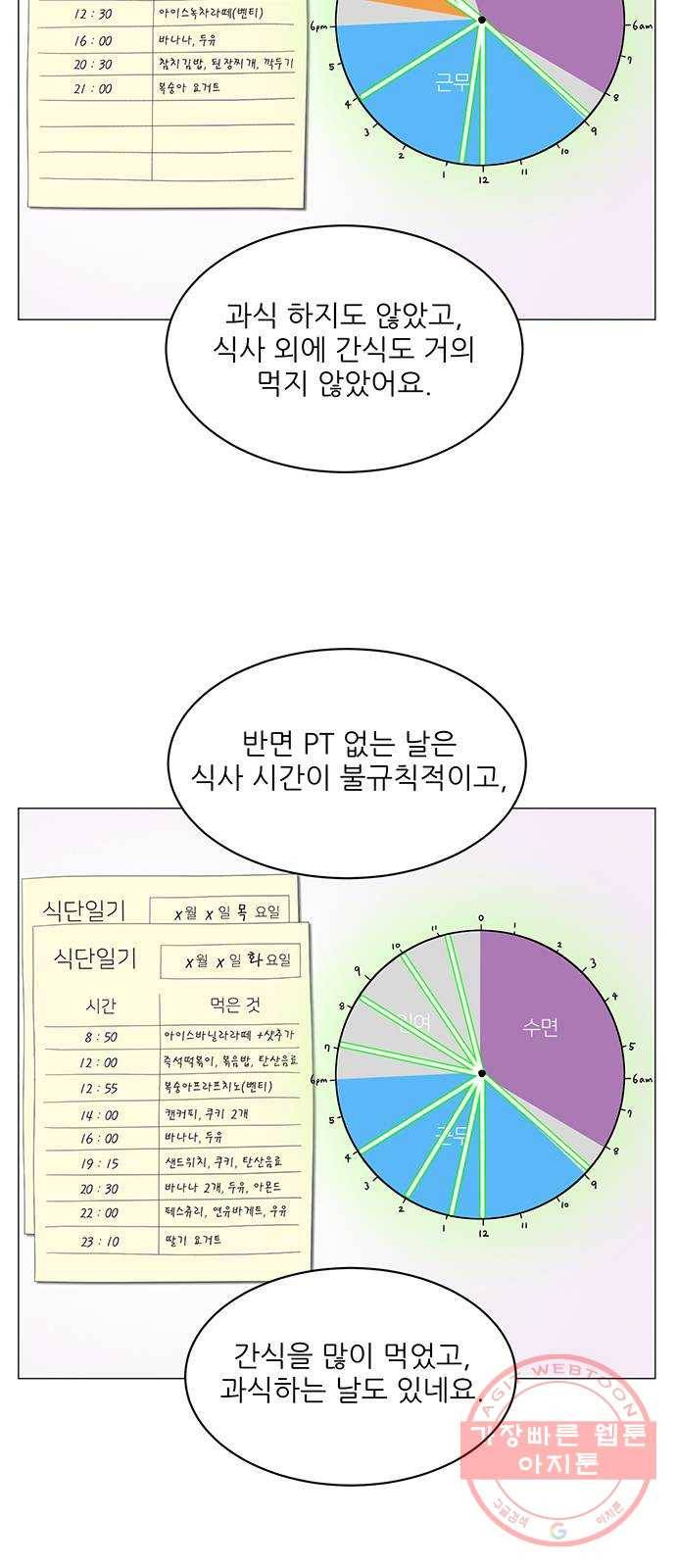 여성전용헬스장 진달래짐 32화: 루틴 만들기: 식단 4