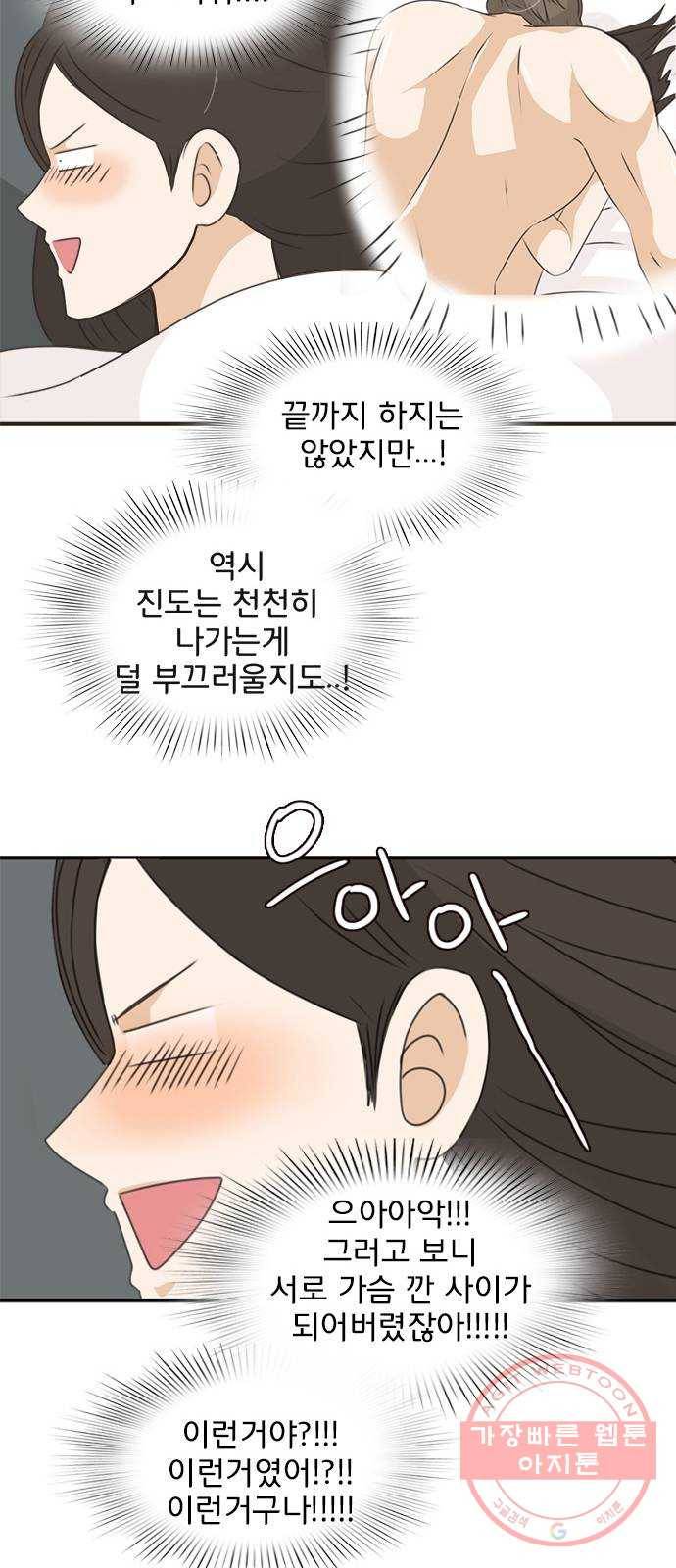 나의 플랏메이트 36화 침대 부쉈다 40