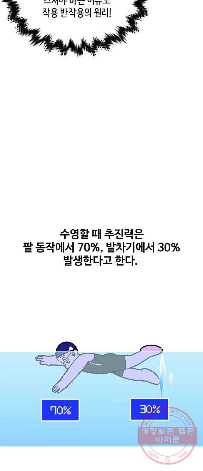 수영만화일기 56화 글라이딩과 스트로크 그리고 물 잡기下 16