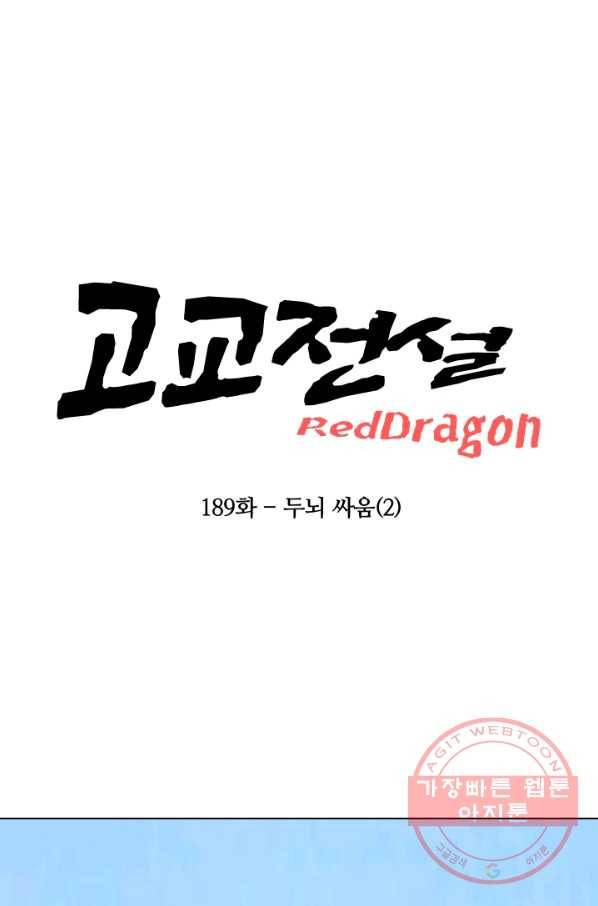 고교전설 189화 두뇌 싸움(2) 9