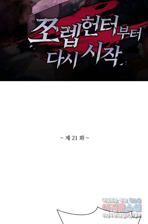 쪼렙 헌터부터 다시 시작 21화 2