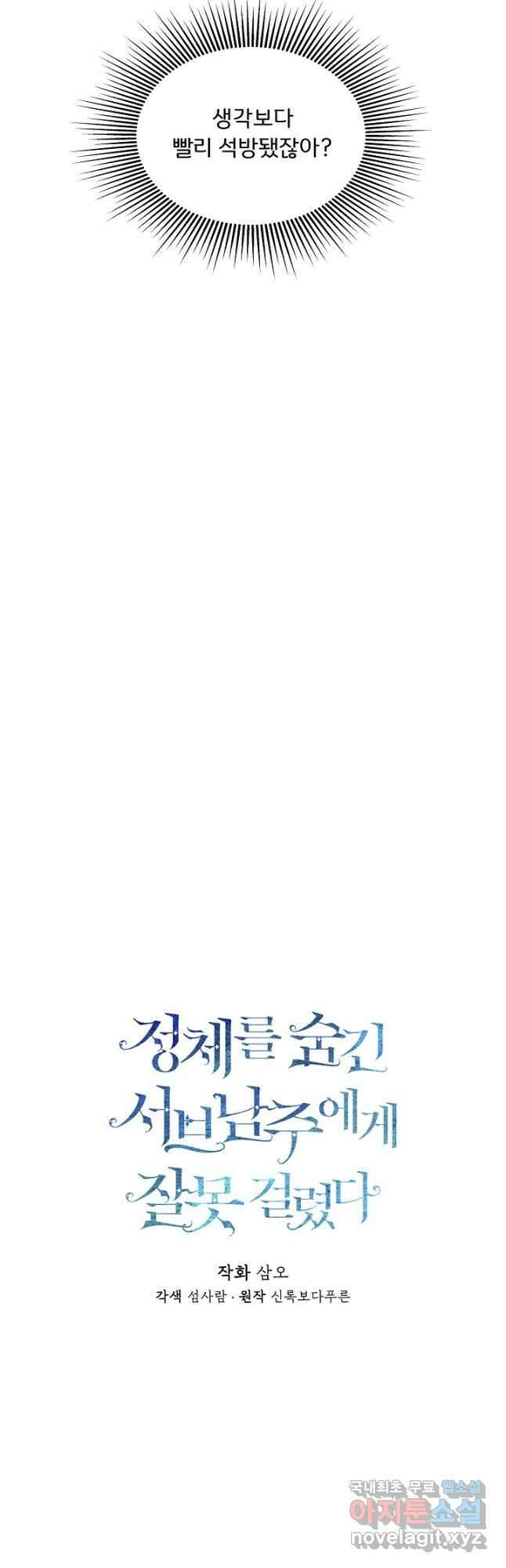 정체를 숨긴 서브남주에게 잘못 걸렸다 25화 5
