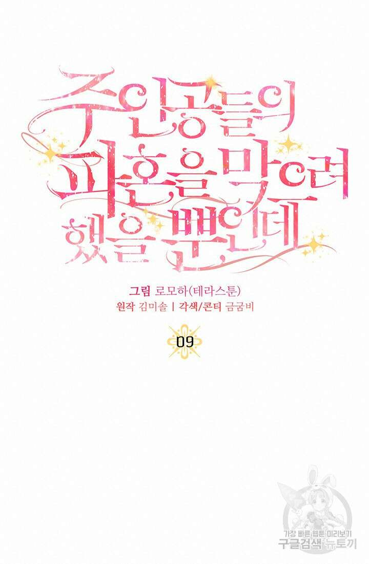 주인공들의 파혼을 막으려 했을 뿐인데 9화 19