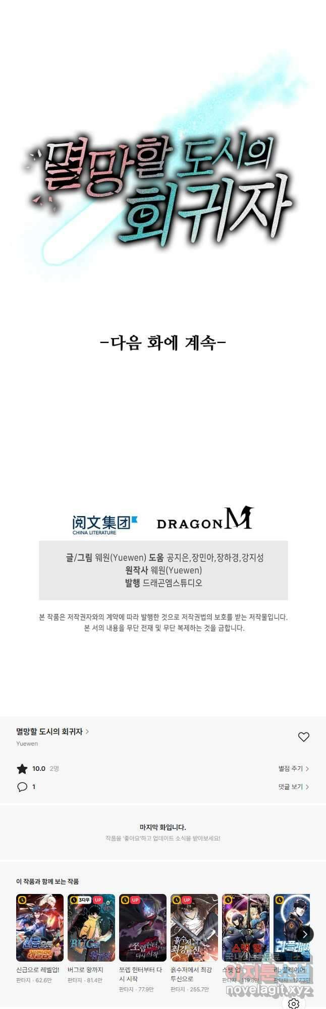 멸망할 도시의 회귀자 125화 40