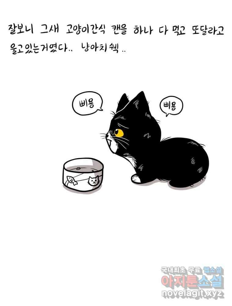 재활용 머학생 21화 냥줍하는 만화 9