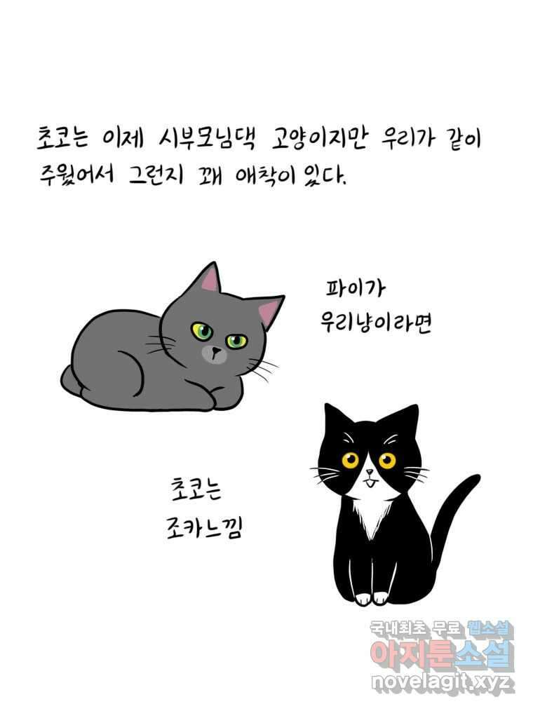재활용 머학생 21화 냥줍하는 만화 34