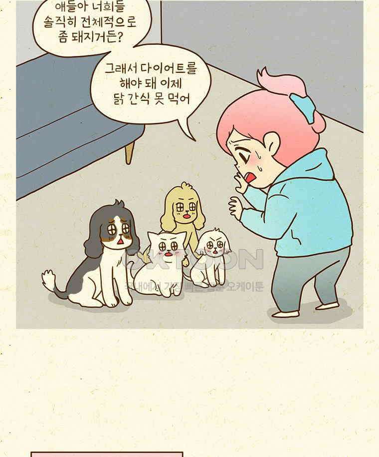 반지하셋방 405화 개들도 함께 다이어트 44
