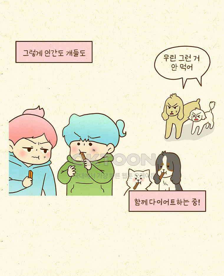 반지하셋방 405화 개들도 함께 다이어트 47