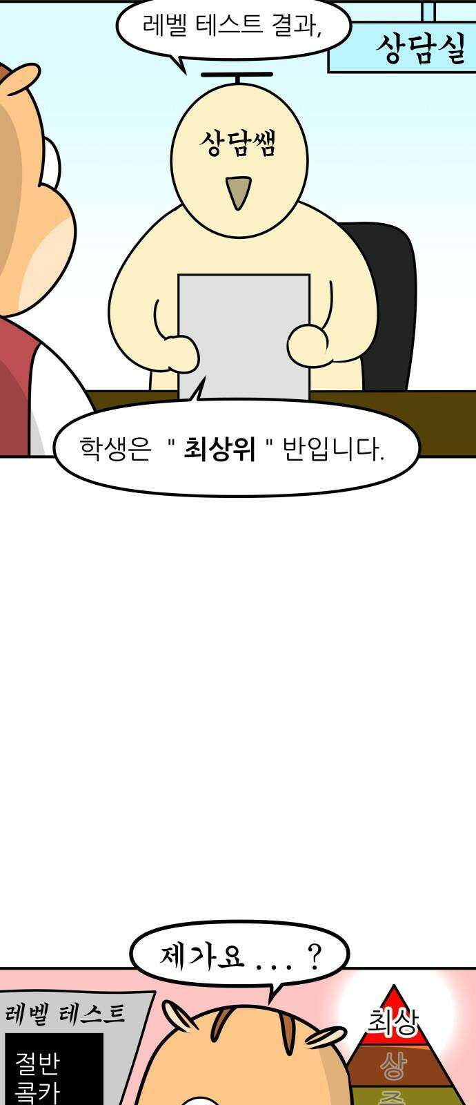 K학원 생존기 81화 - 레벨테스트 10