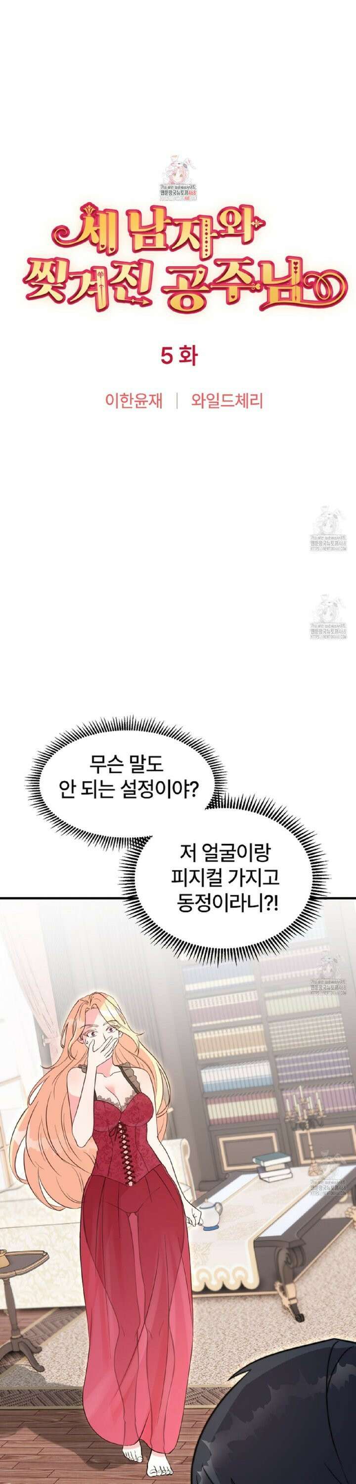 [순애(純愛) 단편선] 세 남자와 찢겨진 공주님 5화 1