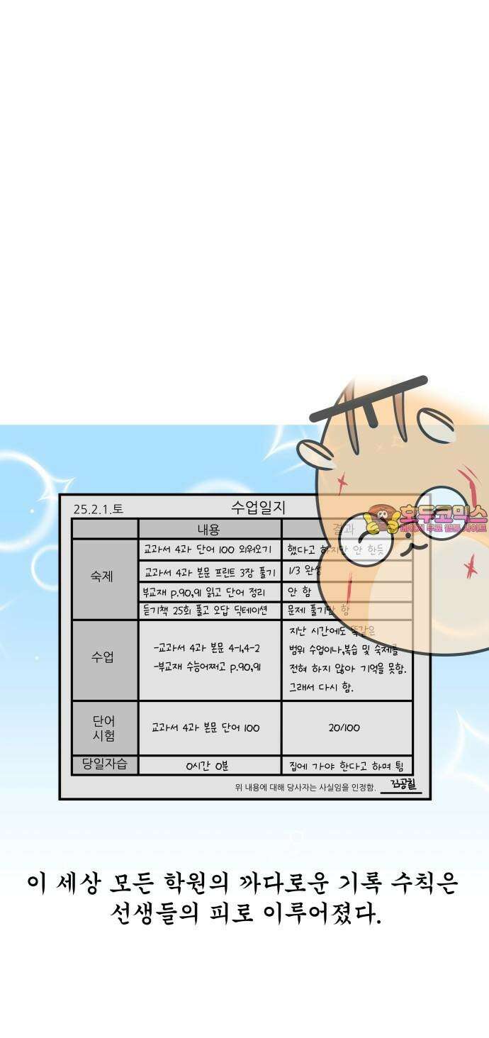 K학원 생존기 94화 - 학부모 상담(콩깍지형) 20