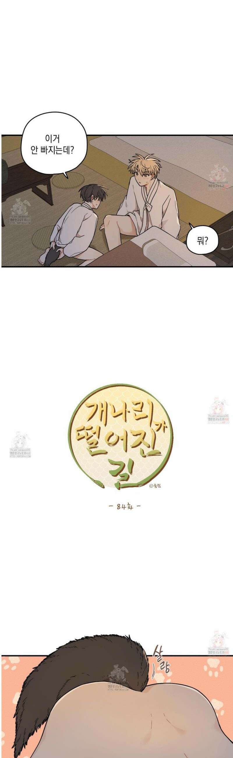 개나리가 떨어진 길 84화 18