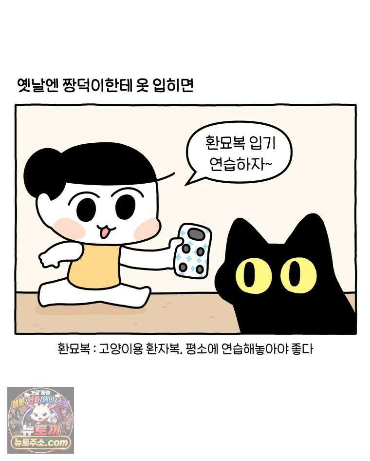 먼지 덩어리 짱덕 59． 고양이 옷 2