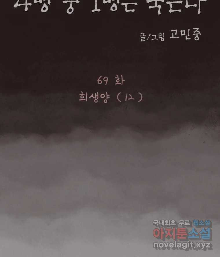 4명 중 1명은 죽는다 69화 희생양 (12) 10